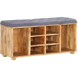  Klupa za hodnik 100 x 35 x 47 cm od masivnog drva manga | shoptok.hr