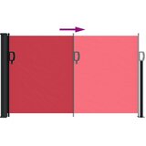  Uvlačiva bočna tenda 120 x 600 cm crvena | shoptok.hr