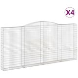  Lučne gabionske košare 4 kom 400x30x180/200cm pocinčano željezo | Eponuda.ba