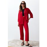 Trendyol Red Woven Kimono Trousers Two Piece Set | shoptok.hr