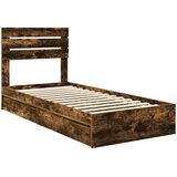  s od storage s ladicama Dimljeni hrast 90 x 190 cm | shoptok.hr