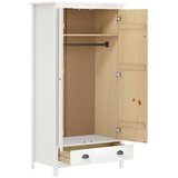  Garderobna omara z 2 vrati Hill bela 89x50x170 cm borovina, (20706024) | Shoptok.si
