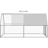  kavez za kokoši 2 x 4 x 2 m od pocinčanog čelika | Eponuda.com