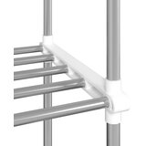  Polica za mikrovalnu pećnicu bijela 51 x 27 x 63 cm aluminijska | shoptok.hr