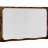  LED kupaonsko ogledalo boja dimljenog hrasta 60x8,5x38cm drveno | Eponuda.com