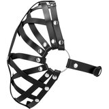 Ouch maska iz umetnega usnja (črna) | Shoptok.si