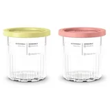 Posude za sladoled s poklopcima za NC501, 500 ml, Set 2 komada, Providne