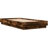  Okvir kreveta bez madraca dimljena boja hrasta 90x190 cm drveni | shoptok.hr