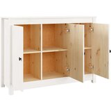  Komoda bijela 100 x 35 x 74 cm od masivne borovine | shoptok.hr