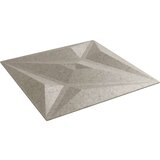  Zidni paneli 24 kom betona 50 x 50 cm XPS 6 m² uzorak zvijezde | shoptok.hr