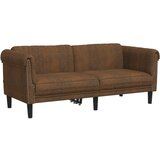 Maison Chic kavč - Sofa - Kanape dvosed rjava umetno semiš usnje, (21726881) Cene