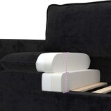 SOFA Crna 156 x 81 x 87,5 cm Poliester | Eponuda.com