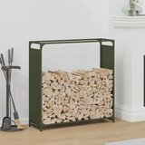  stojalo za drva olivno zelena 90x28x90 cm hladno valjano jeklo Cene
