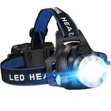  LED čelna svetilka z zoomom - črna | Shoptok.si
