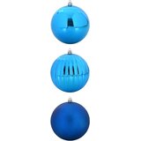  Set božićnih kuglica XXL 3 pcs Plava Plastika | Eponuda.ba
