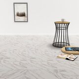  Samoljepljive podne obloge PVC 5,11 m² bijele mramorne | shoptok.hr