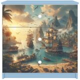  Dječja komoda - BROD - plava | shoptok.hr