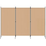  3-panelni pregradni zid Bež 260 x 180 cm Tkanina | shoptok.hr