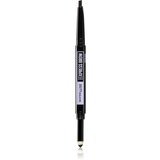 Maybelline Express Brow Satin Duo svinčnik za obrvi 2v1 0,71 g odtenek Dark Brown Cene