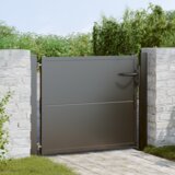 vidaXL Vrtna vrata Crna 100 x 100 cm Čelik s praškastim premazom | shoptok.hr