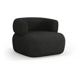 Micadoni Home Črn fotelj iz tkanine bouclé Jenny – | Shoptok.si