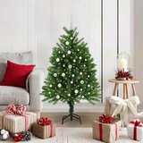  Božićno drvce s 150 LED svjetlima s stalakom Zelena 120 cm PE | shoptok.hr