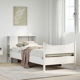 vidaXL Okvir kreveta bez madraca bijeli 100x200 cm konstruirano drvo | shoptok.hr
