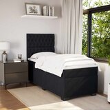 Box spring krevet s madracem crni 90x190 cm baršunasti | shoptok.hr