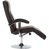 TV fotelja od umjetne kože smeđa | shoptok.hr