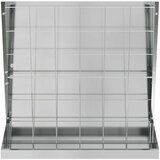  Hranilica za sijeno Srebrno 71 x 33 x 70 cm Cinkani čelik | shoptok.hr