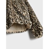 Sinsay Kratka jakna s krznenim efektom i leopard uzorkom | shoptok.hr