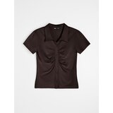 Sinsay Nabrana pamučna bluza | shoptok.hr
