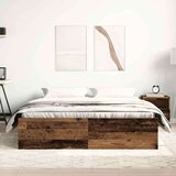  Posteljni okvir brez vzmetnice star les 150x200 cm, (21829650) | Shoptok.si