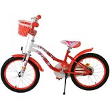 Volare dječji bicikl Lovely 18″ crveno-bijele boje | shoptok.hr