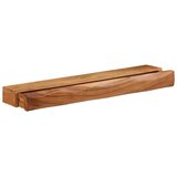 Zidne police 2 kom 80x17x8 cm od masivnog bagremovog drva | shoptok.hr