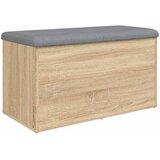  Klupa za odlaganje Sonoma hrast 82x42x45 cm Konstruirano drvo | shoptok.hr
