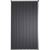  Vrtno spremište antracit 225 x 89 x 161 cm od pocinčanog čelika | shoptok.hr