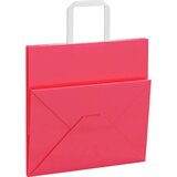  Papirnate vrećice 250 kom s ručkama ružičaste 26x17x25 cm | shoptok.hr