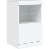  Komoda s LED svjetlima bijela 162 x 37 x 67 cm | shoptok.hr