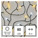 LED svetlosni lanac 80 LED treperuci 8m MTG-D4AN01