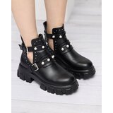 Resti Black women's boots on a solid sole Itreff- Footwear | Shoptok.si