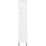  Regal za knjige s 2 ladice bijeli 60x35x180cm masivno drvo OSLO | Eponuda.com