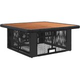  Komplet za jedilnico v vrtu 3 pcs Bež in smetanova poli ratan, (5000301209) | Shoptok.si
