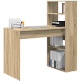  Stol s policom Sonoma hrast 113 x 54 x 120 cm Konstruirano drvo | shoptok.hr