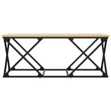 vidaXL Klubska mizica sonoma hrast 100x49x40 cm inženirski les | Shoptok.si