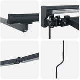  Ročno senčilo s LED-ji Antracit 5 × 3,5 m Aluminij, (5000206141) | Shoptok.si