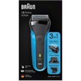 Braun aparat za brijanje i styler 310BT, Serija 3, Wet & Dry, Crno/plavi | Eponuda.ba