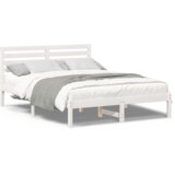 vidaXL krevetna konstrukcija bijelo 120 x 190 cm čvrsta borova drva | shoptok.hr