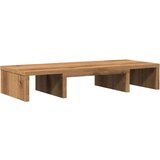 vidaXL Stojalo za monitor nastavljivo artisian hrast 60x24x10,5 cm les | Shoptok.si
