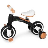 ECO TOYS balans bicikl sa pedalama i pomoćnim točkovima 3u1 black Cene